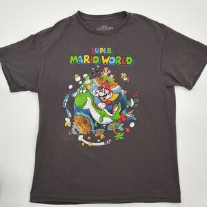 Super Mario World Men’s Graphic T-Shirt, Size Large